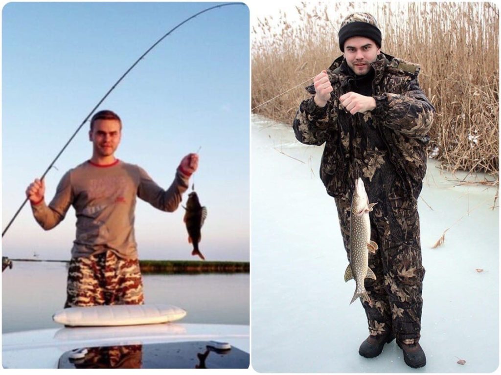 Игорь Акинфеев обажает рыбалку