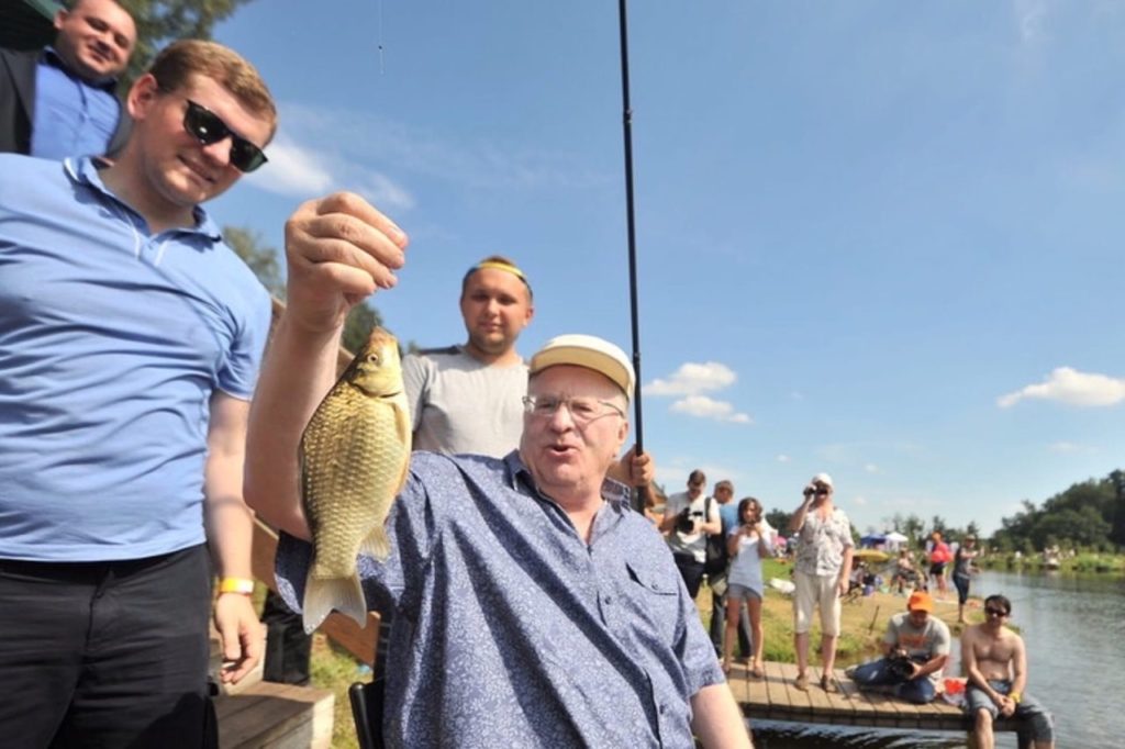 Владимир Жириновский на рыбалке